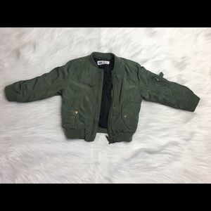 Olive Green Bomber Jacket